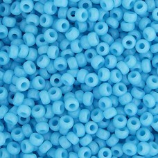 Lt. Blue Opaque Miyuki Size 8/0 seed beads, Colour  413, 22gm