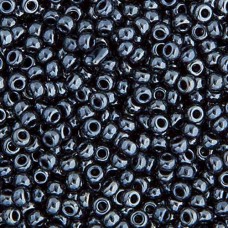 Gunmetal Miyuki Size 8/0 seed beads, Colour  451, 22gm