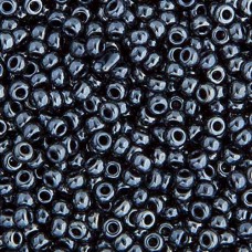 Gunmetal Miyuki Size 8/0 seed beads, Colour  451, 22gm