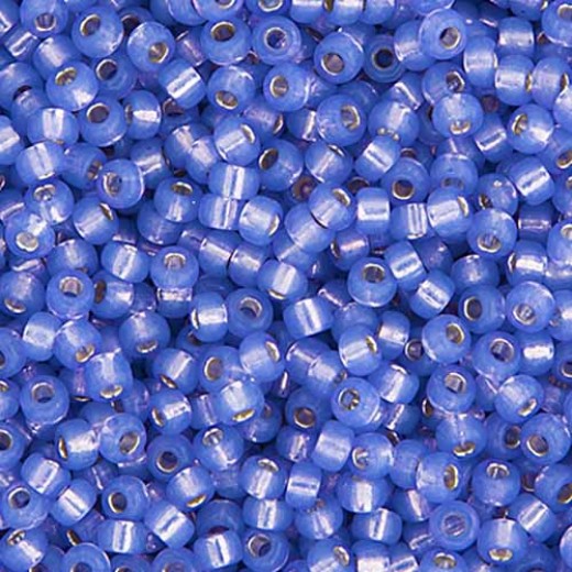 Violet S/L Dyed Alabaster Miyuki Size 8/0 seed beads, Colour  649, 22gm