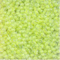 Luminous Limeade Miyuki 8/0 Seed beads, colour 1119, 22g approx.
