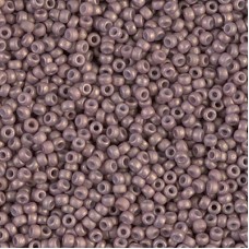 Matte Opaque Dusty Mauve Miyuki Size 8/0 seed beads, Colour 2027, 22gm