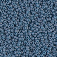 Matte Opaque light Denim Luster Miyuki Size 8/0 seed beads, Colour 2038, 22gm