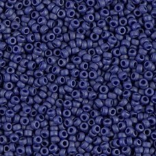 Matte Opaque Metallic Royal Blue Miyuki Size 8/0 seed beads, Colour 2039, 22gm