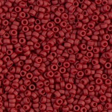 Matte Opaque Metallic Dark Maroon Miyuki Size 8/0 seed beads, Colour 2040, 22gm