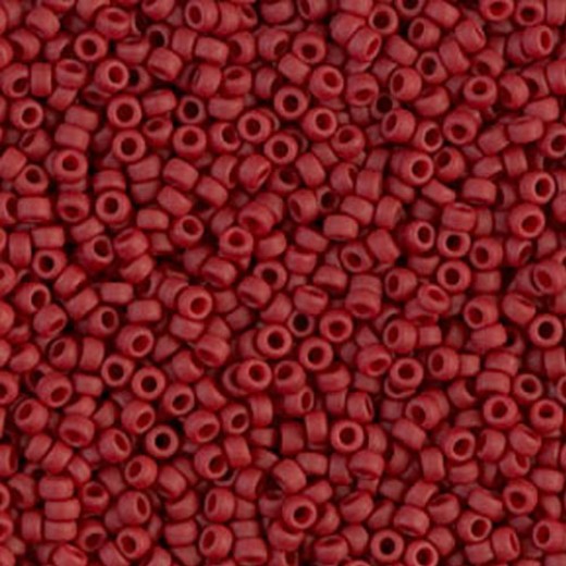 Matte Opaque Metallic Dark Maroon Miyuki Size 8/0 seed beads, Colour 2040, 250gm Wholesale pack