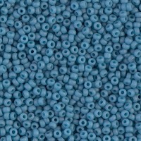 Matte Opaque Pale Denim Luster Miyuki Size 8/0 seed beads, Colour 2074, 250gm Wholesale pack