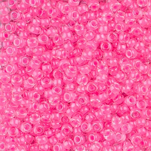 Luminous Cotton Candy Miyuki 8/0 Seed beads, colour 4299, 22g approx.