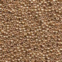 Bright Copper Plated  Miyuki Size 8/0 seed beads, Colour  0187, 22gm