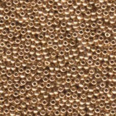 Bright Copper Plated  Miyuki Size 8/0 seed beads, Colour  0187, 22gm