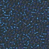 Silver Lined Capri Blue Miyuki Size 8/0 seed beads, Colour  25, 22g