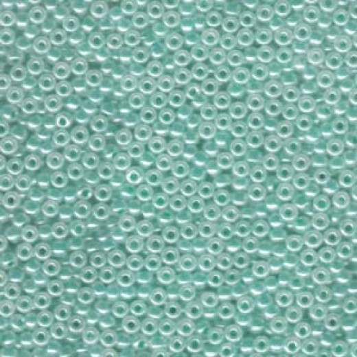 Turquoise Ceylon Miyuki 15/0 Seed Beads, 8.2g, Colour 0536