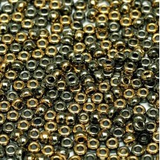 Black California Graphite Miyuki 8/0 Seed Beads, colour 55071, 22g
