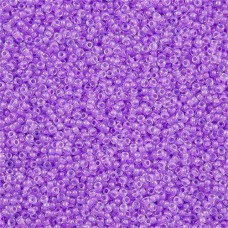 Inside Colour Lined Lavender/Orchid Lined Crystal Miyuki Size 8/0 seed beads, Co...