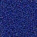 Matte Opaque Cobalt AB Miyuki Size 8/0 seed beads, Colour 0414FR, 22gm