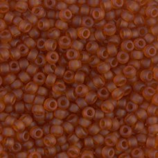 Matte Transparent Topaz Miyuki 8/0 Seed beads, colour 133F, 250g approx.