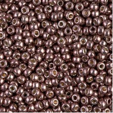 Duracoat Galvanised Dark Mauve Miyuki 8/0 Seed Beads, 22g, colour 4213