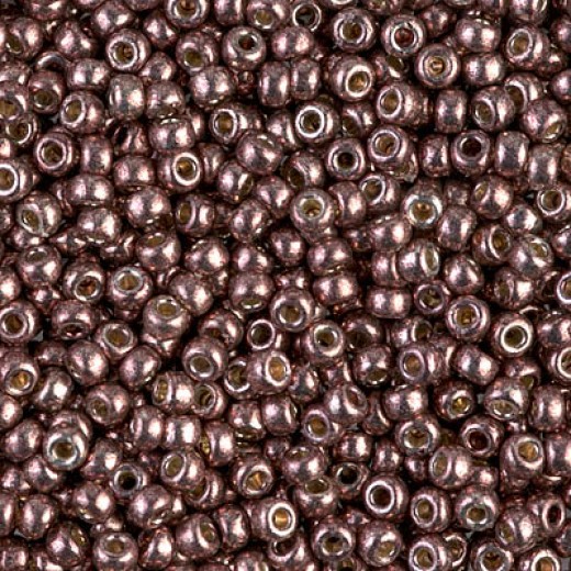 Duracoat Galvanised Dark Mauve Miyuki 8/0 Seed Beads, 22g, colour 4213