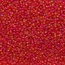 Transparent Red AB Miyuki Size 8/0 seed beads, Colour 254  22gm