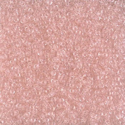 Transparent Light Tea Rose Miyuki Size 8/0 seed beads, Colour 155, 22gm