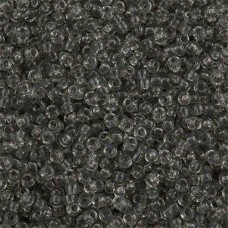 Transparent Taupe Miyuki Size 8/0 seed beads, Colour 2412 22gm