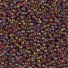Transparent Topaz AB Miyuki Size 8/0 seed beads, Colour 257, 22gm