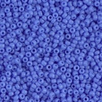 Miyuki Size 15/0 Seed Beads, Blue Opaque, Colour 0417, 8.2g Approx. 