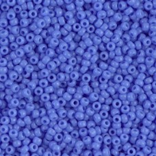 Miyuki Size 15/0 Seed Beads, Blue Opaque, Colour 0417, 8.2g Approx. 