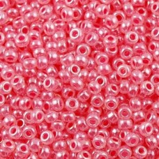 Carnation Pink Ceylon, Miyuki Size 8/0 Seed Beads, Colour 0535, 22g 