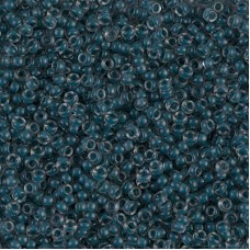 Semi-frosted Slate Blue Lined Grey, Colour 1938, Miyuki 11/0, 22g approx.