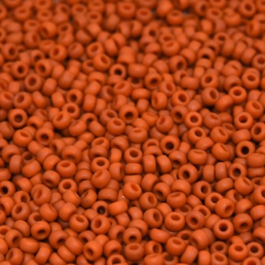 Matte Cinammon Opaque, Colour 2314, Miyuki 11/0, 22g approx.