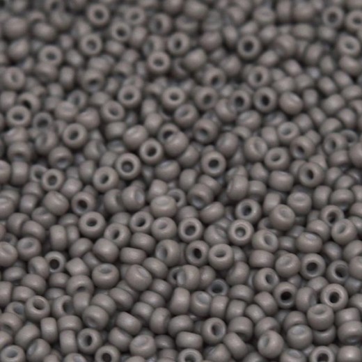 Matte Dark Grey Opaque, Colour 2317, Miyuki 11/0, 22g approx. **Being discontinued by the Factory**