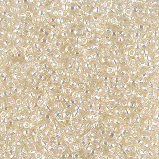 Crystal Ivory Gold Luster, Colour 2442, Miyuki 11/0, 22g approx.