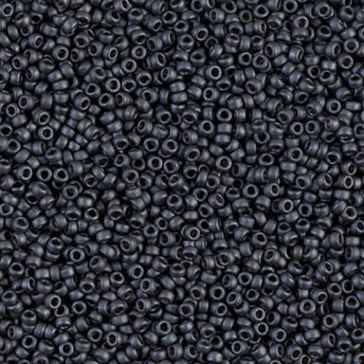 Matte Metallic Slate, Miyuki 11/0 Seed Beads, Colour 2065, 250 Grams