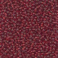 Silverlined Dark Ruby, Colour 2427, Miyuki 11/0, 22g approx.