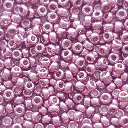 Dusty Orchid Galvanised Duracoat, Miyuki size 8/0 Seed Beads, Colour 4218, 22g 