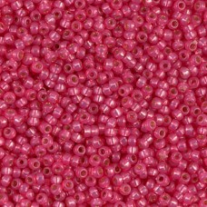 Hibiscus Silverlined Alabaster Dyed Duracoat, Colour 4239, Miyuki 11/0, 22g appr...