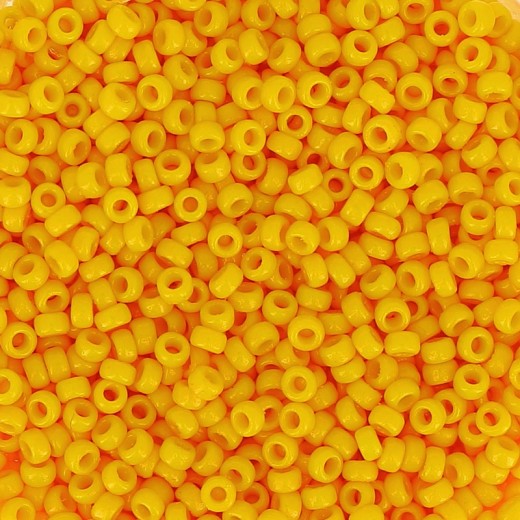 Opaque Light Squash Duracoat Miyuki Size 8/0 Seed Beads, Colour 4453, 250 Grams