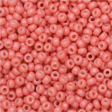 Dark Salmon Pink Opaque Duracoat, Miyuki Seed Beads 11/0, 22 Grams, Colour 4464