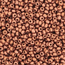 Vintage Copper Miyuki 8/0 Beads Colour 4589, 10gms approx.