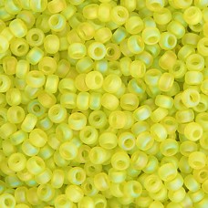 Chartreuse Transparent AB Matte, Miyuki 11/0 Seed Beads, Colour 0143FR, 22g Appr...