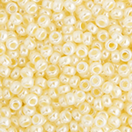 Butter Cream Ceylon Miyuki Seed Bead 11/0, Bulk bag apx.250g Colour 527