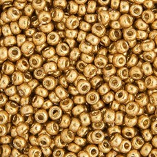 Duracoat Galvanized Gold Miyuki Seed Beads 11/0, Colour 4202, 22g