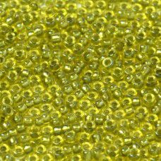 Olive Fancy Lined Size 11/0 Miyuki Seed beads, Colour 3530, 22g approx.