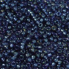 Han Blue Fancy Lined Size 11/0 Miyuki Seed beads, Colour 3539, 250g