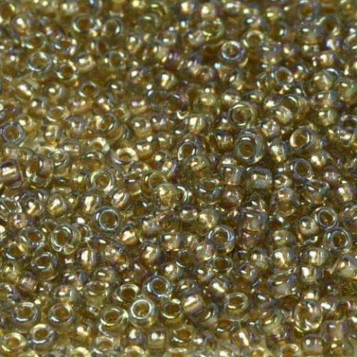 Champagne Fancy Lined Size 11/0 Miyuki Seed beads, Colour 3540, 22g approx.