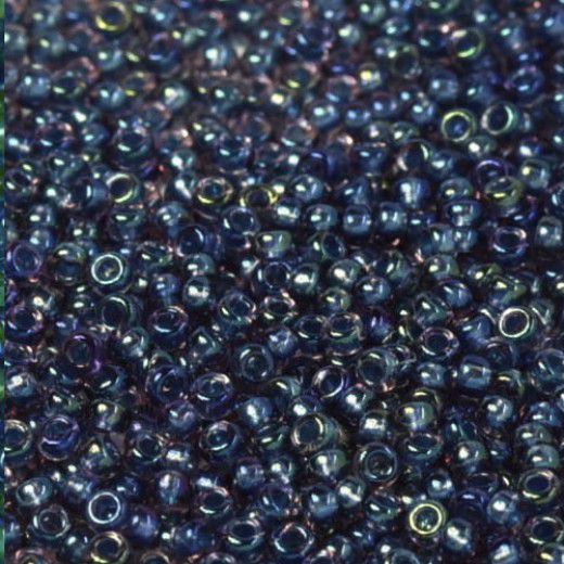 Anchor Grey Fancy Lined Size 11/0 Miyuki Seed beads, Colour 3747, 22g approx.