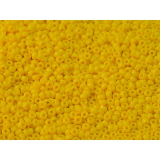 Bulk Bag Transparent Yellow Miyuki 11/0 Seed Beads, 250g, Colour 0404D