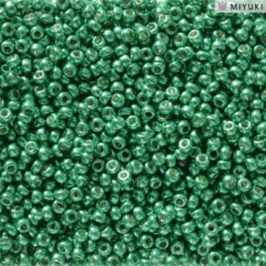 Duracoat Galvanised Dark Aqua Green Miyuki 11/0 Seed Beads, Colour 5106, 100g Wholesale pack