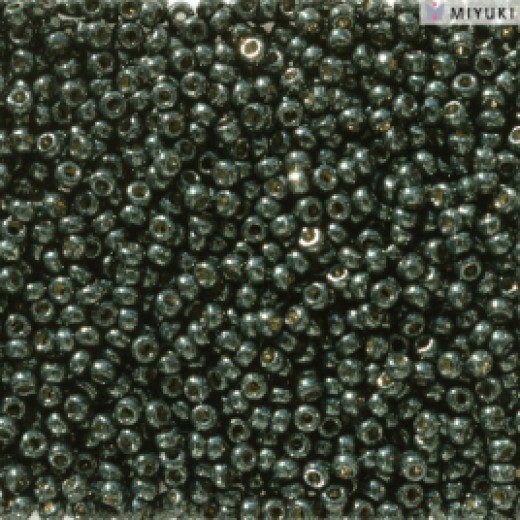 Duracoat Galvanised Black Moss Miyuki 11/0 Seed Beads, Colour 5107, 100g Wholesale pack
